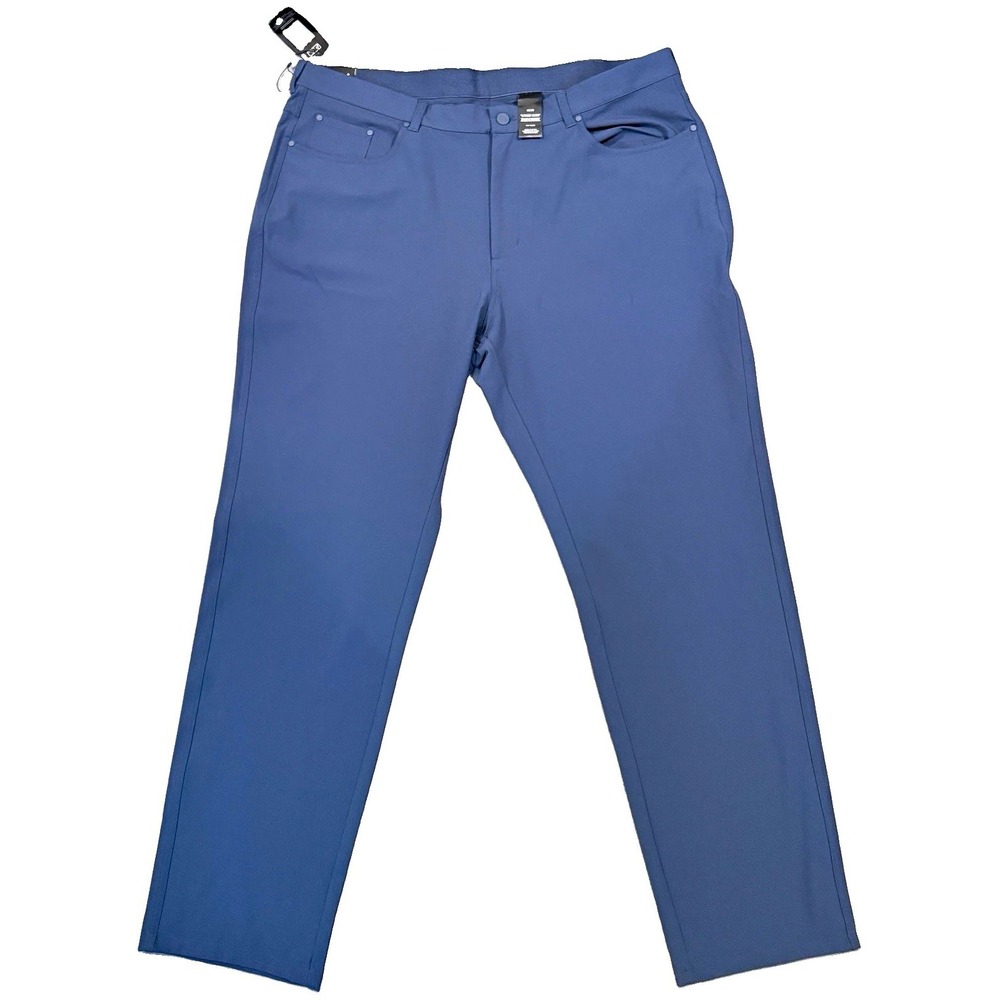 Greg Norman Mens Golf Pants 40x30 Navy Blue 5 Pocket Performance Stretch NWT